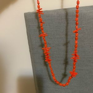 JCrew coral necklace